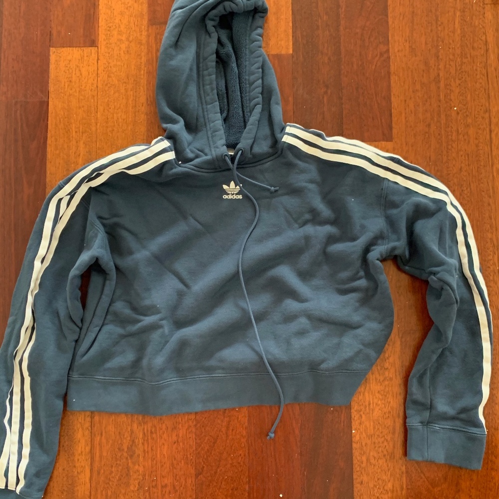 Adidas cropped hoodie